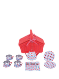Bigjigs Toys spotted tea set, UK version