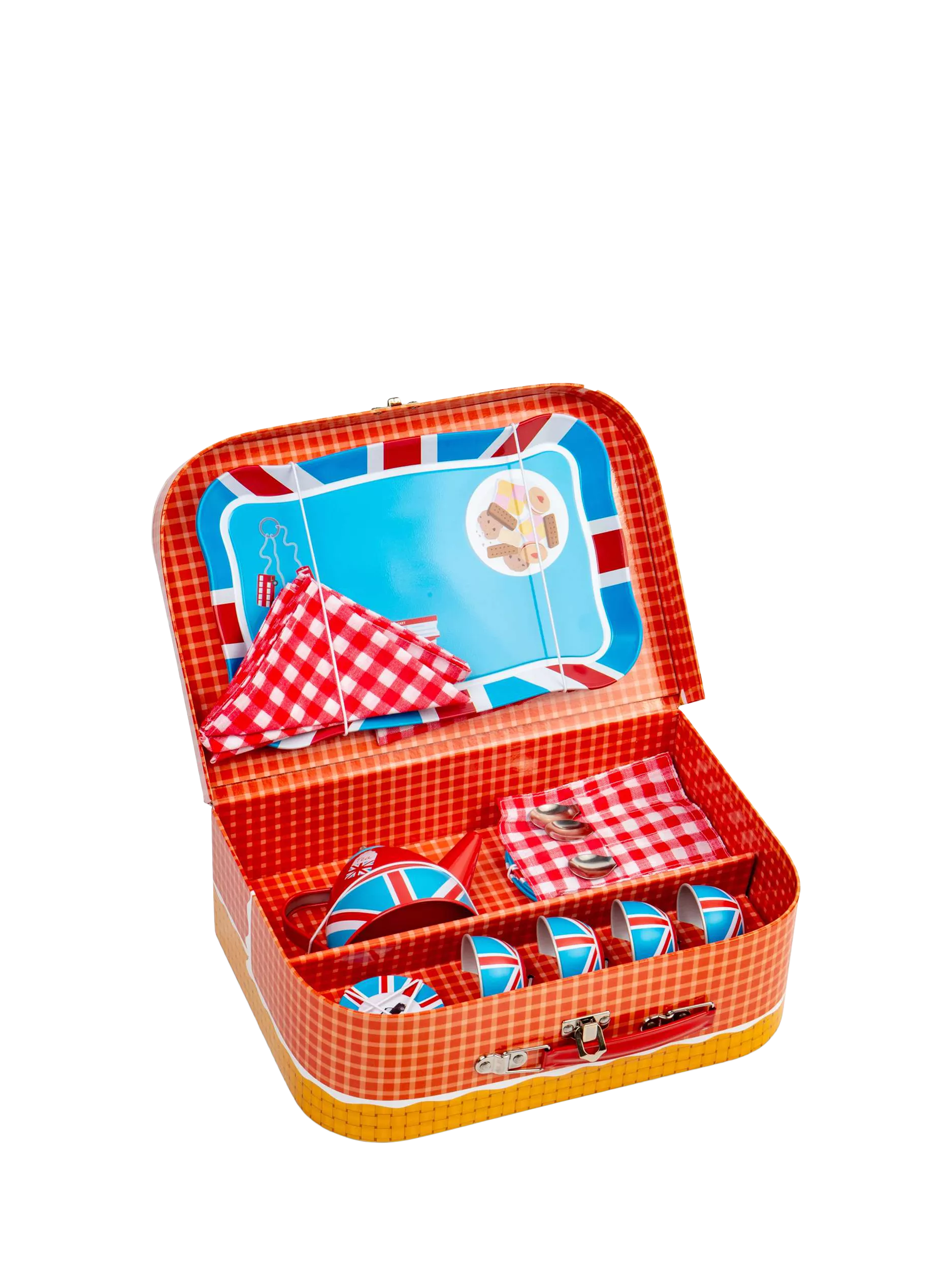 Bigjigs Toys London tin tea playset - British product