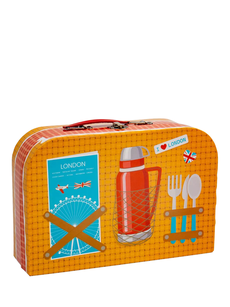 Bigjigs Toys London tin tea playset - British product