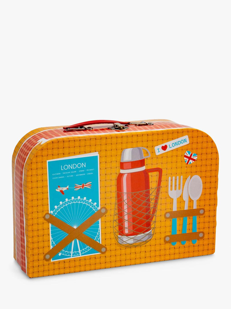 Bigjigs Toys London tin tea playset - British product