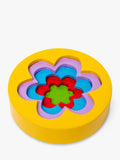 Bigjigs Toys Flower Tower wooden stacking toy with 5 pieces (British brand)