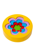 Bigjigs Toys Flower Tower wooden stacking toy with 5 pieces (British brand)