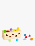 Bigjigs Toys Mystery Box wooden shape sorting toy - imported from the UK
