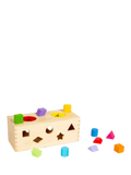 Bigjigs Toys Mystery Box wooden shape sorting toy - imported from the UK