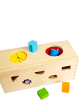 Bigjigs Toys Mystery Box wooden shape sorting toy - imported from the UK