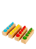 Bigjigs Toys peg blocks puzzle 24 pieces - British product
