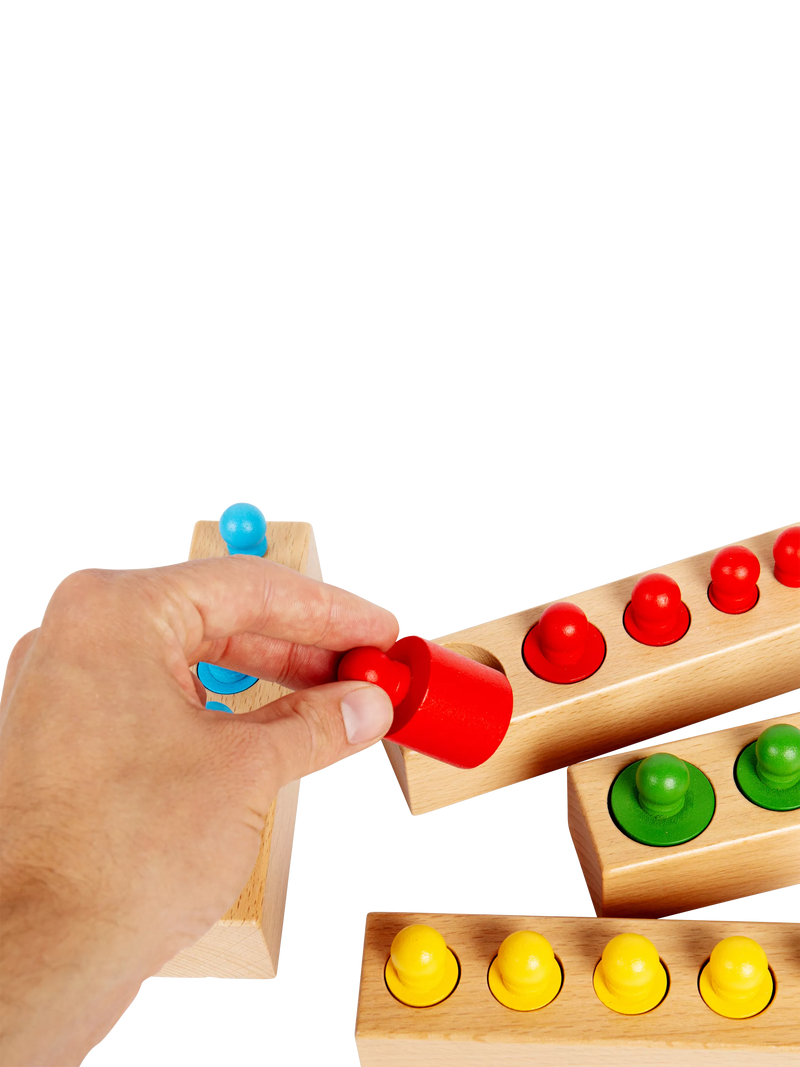 Bigjigs Toys peg blocks puzzle 24 pieces - British product