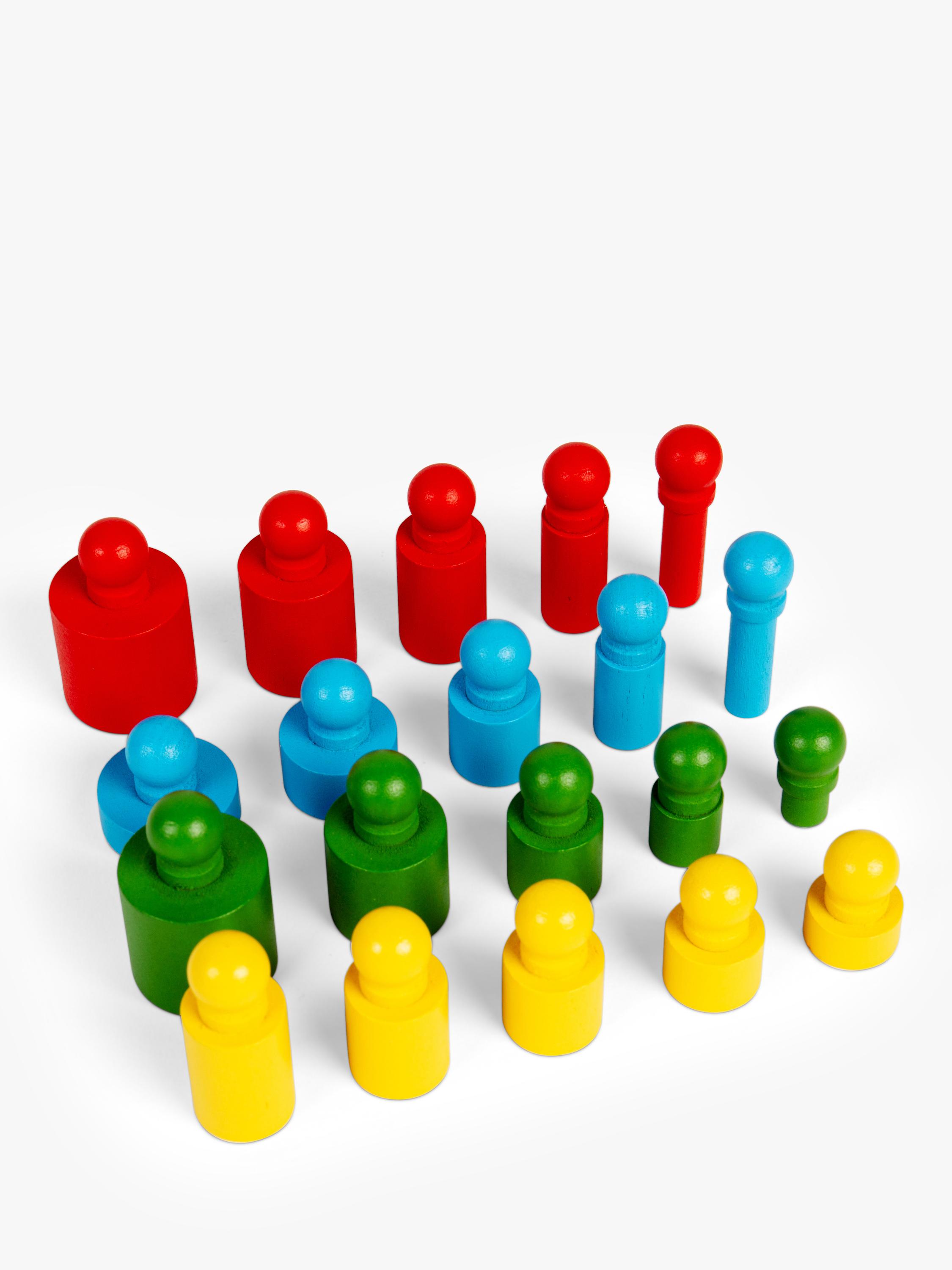 Bigjigs Toys peg blocks puzzle 24 pieces - British product