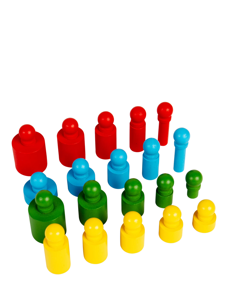 Bigjigs Toys peg blocks puzzle 24 pieces - British product