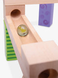 Bigjigs Toys wooden marble run 53 pieces (British brand)