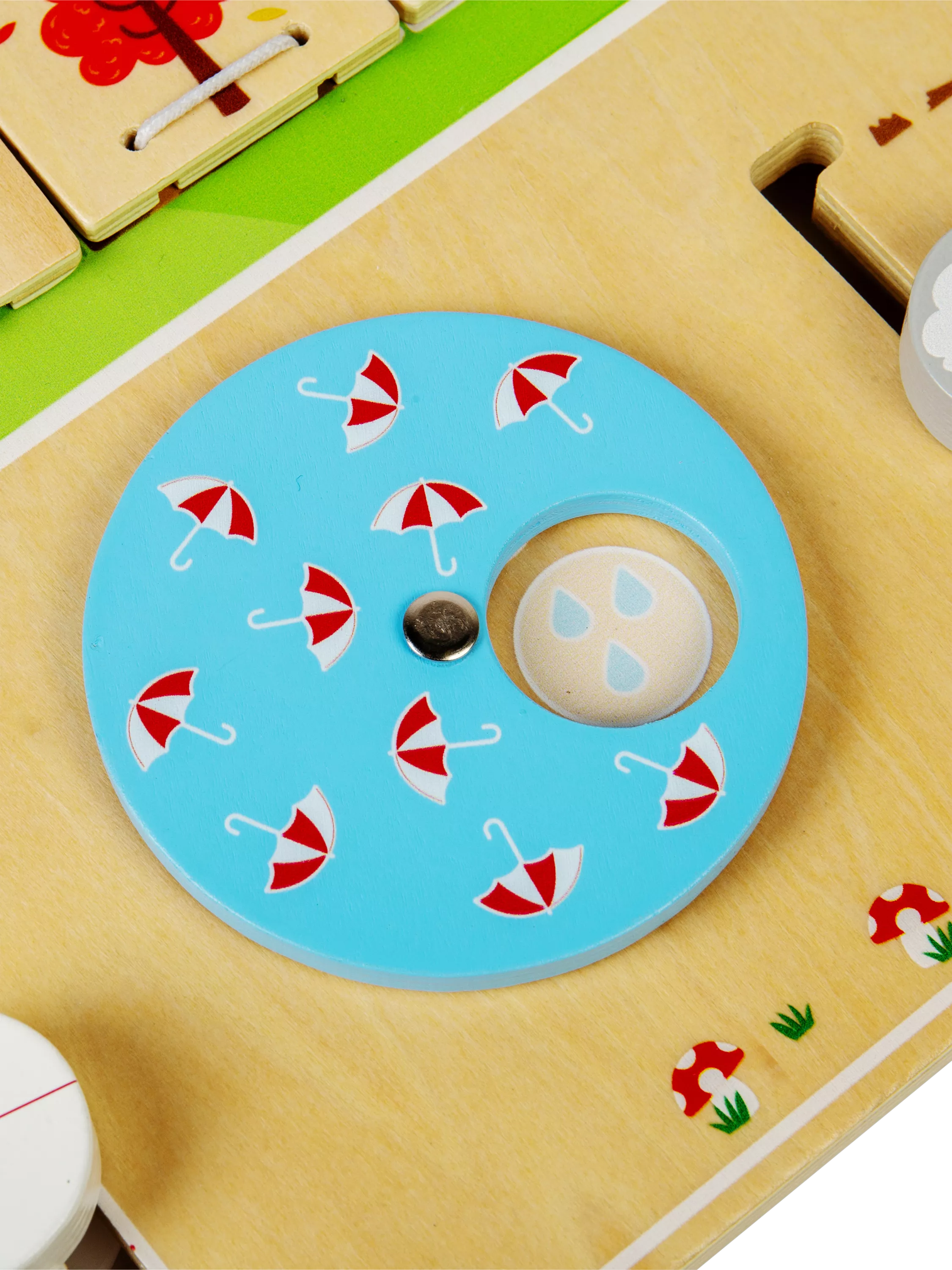 Bigjigs Toys wooden weather board activity toy, imported from the UK