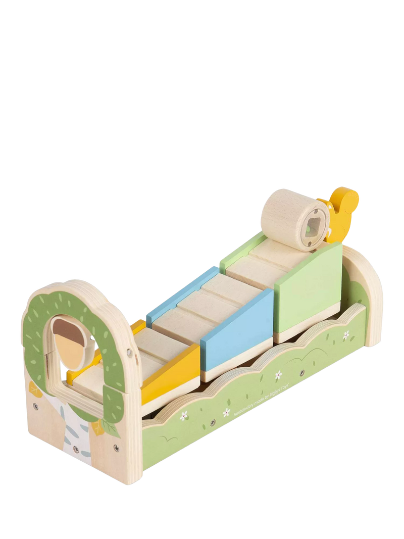 Bigjigs Toys Squirrel Ramp Sorter wooden baby toy - British product