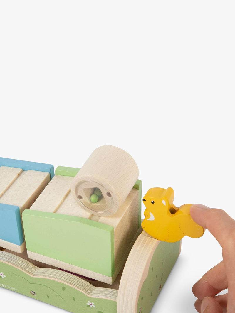 Bigjigs Toys Squirrel Ramp Sorter wooden baby toy - British product