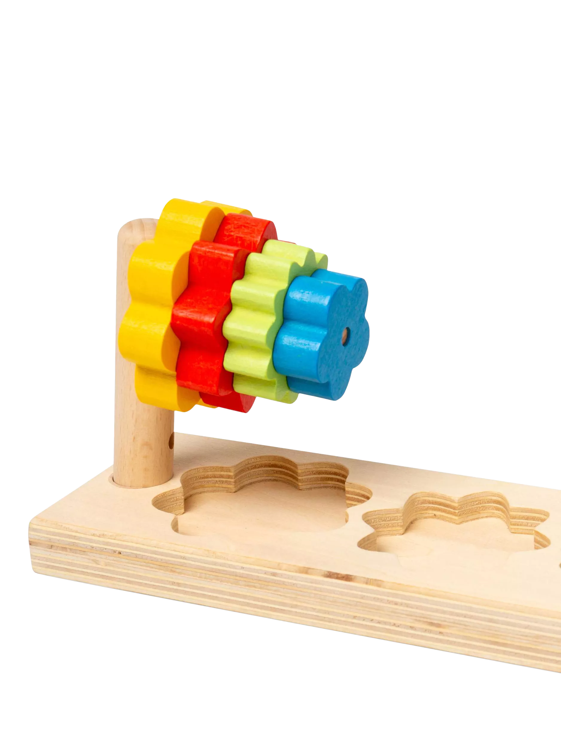 Bigjigs Toys wooden Flower Sorter shape-matching toy - British product