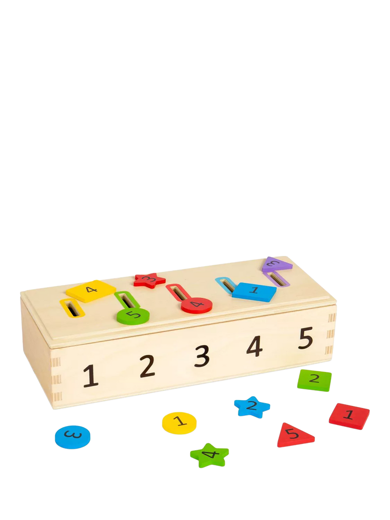 Bigjigs Toys wooden sorter box educational toy - British product