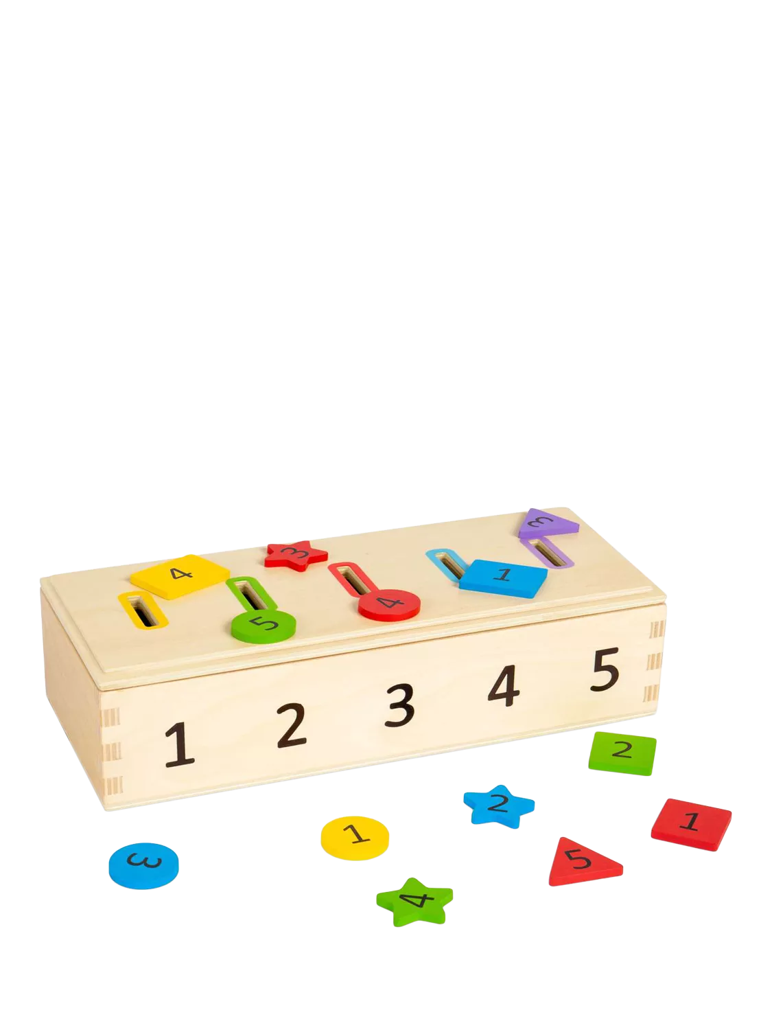 Bigjigs Toys wooden sorter box educational toy - British product