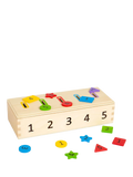 Bigjigs Toys wooden sorter box educational toy - British product