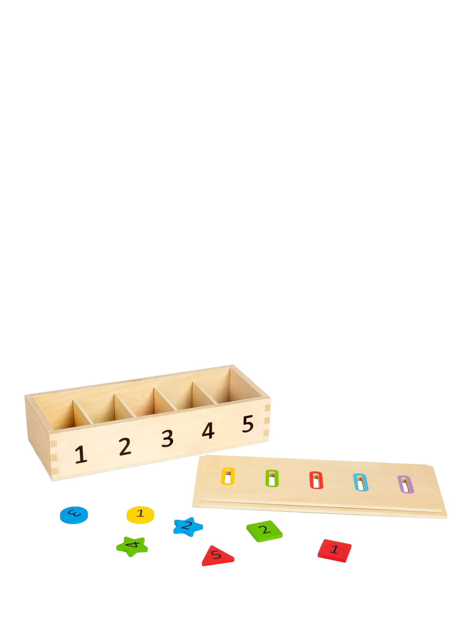 Bigjigs Toys wooden sorter box educational toy - British product