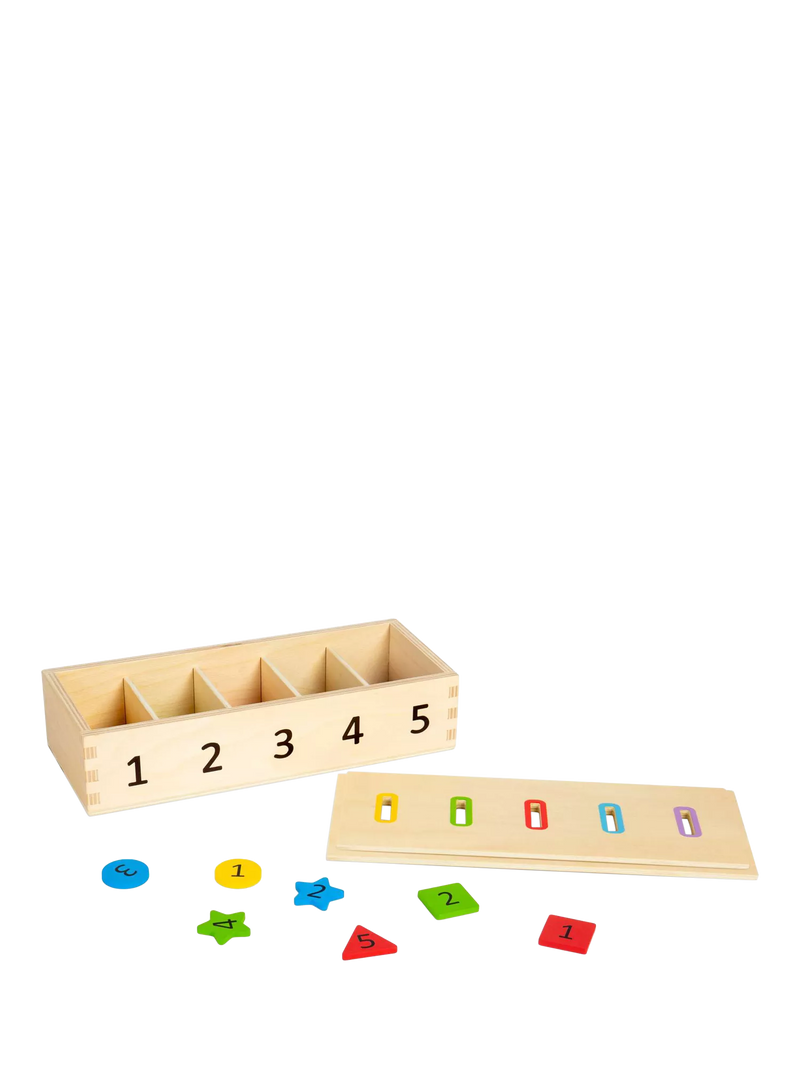 Bigjigs Toys wooden sorter box educational toy - British product