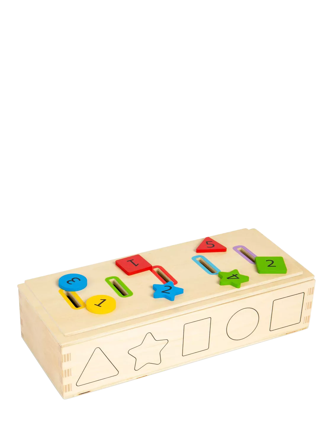Bigjigs Toys wooden sorter box educational toy - British product