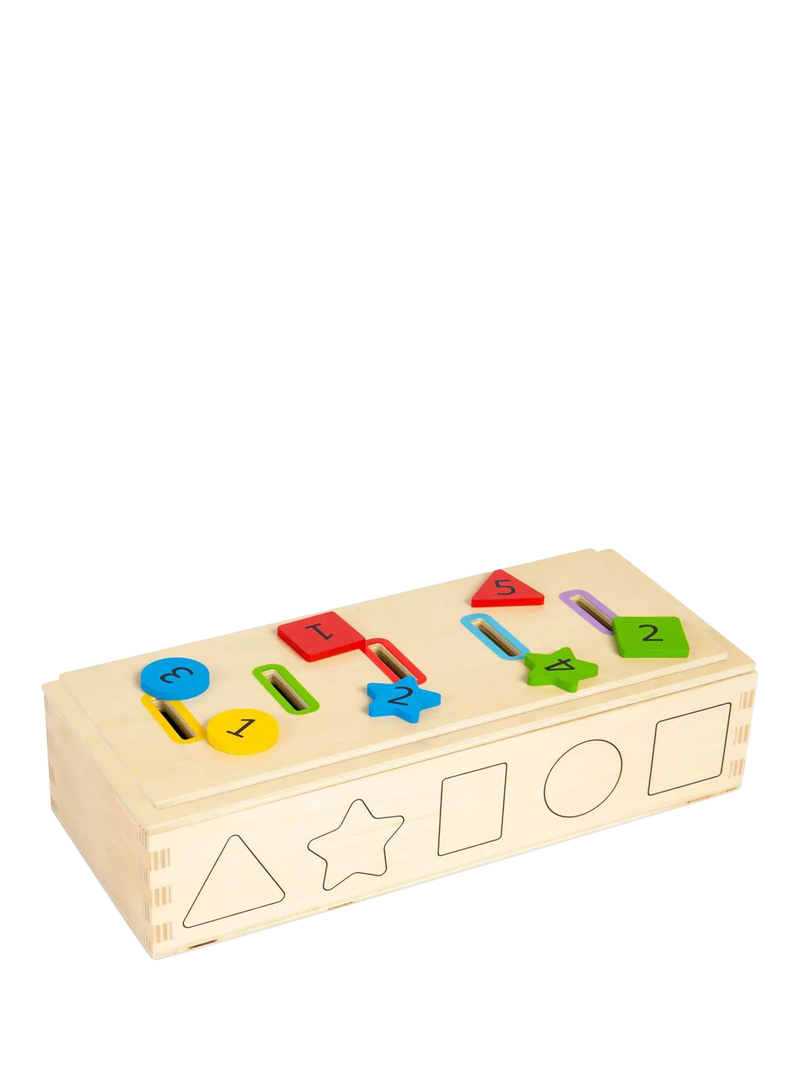 Bigjigs Toys wooden sorter box educational toy - British product