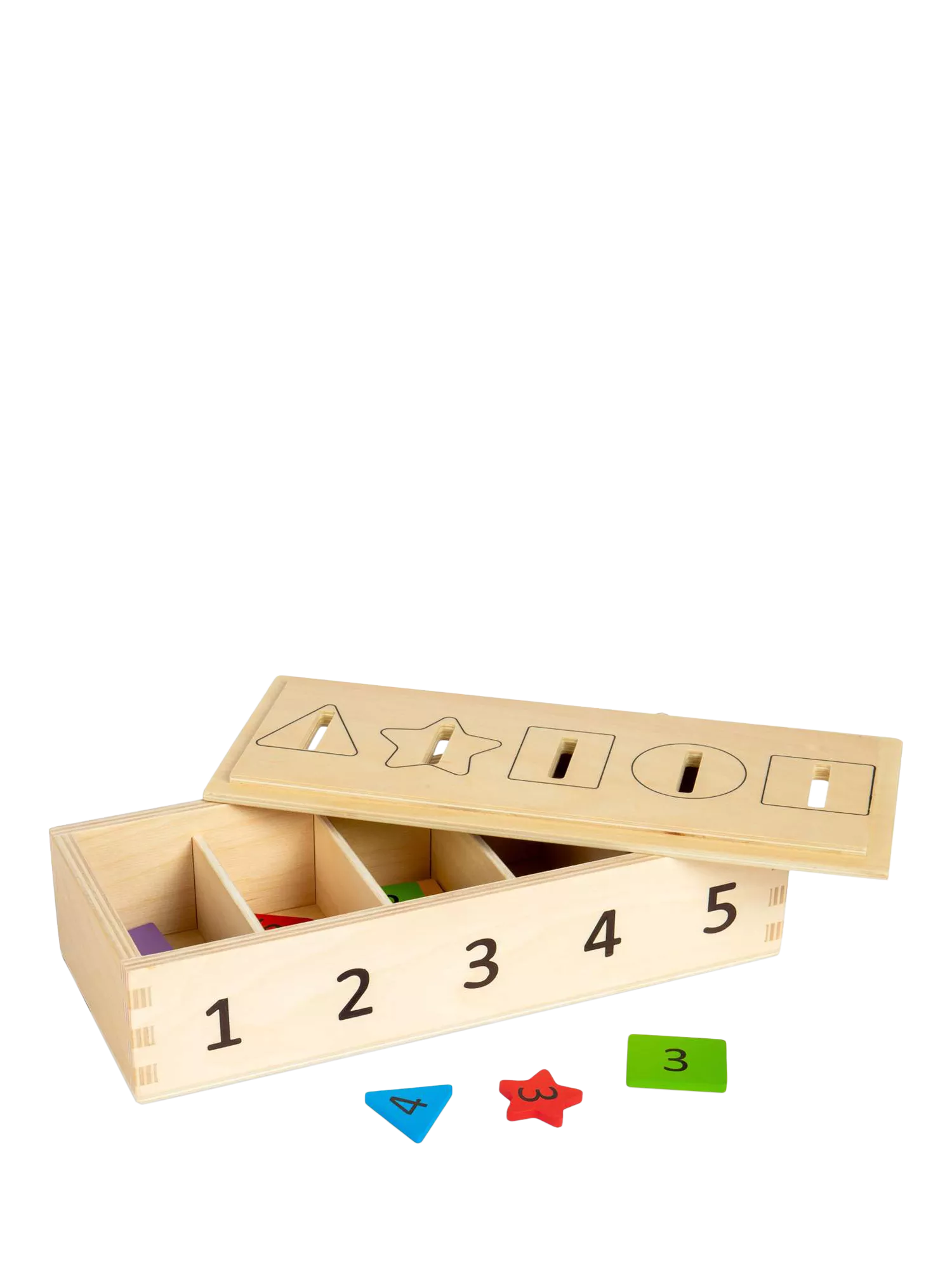 Bigjigs Toys wooden sorter box educational toy - British product