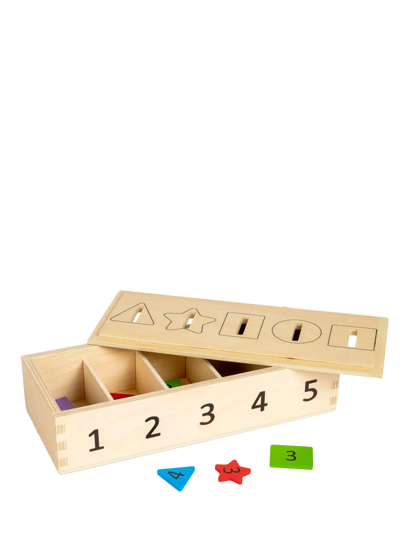 Bigjigs Toys wooden sorter box educational toy - British product