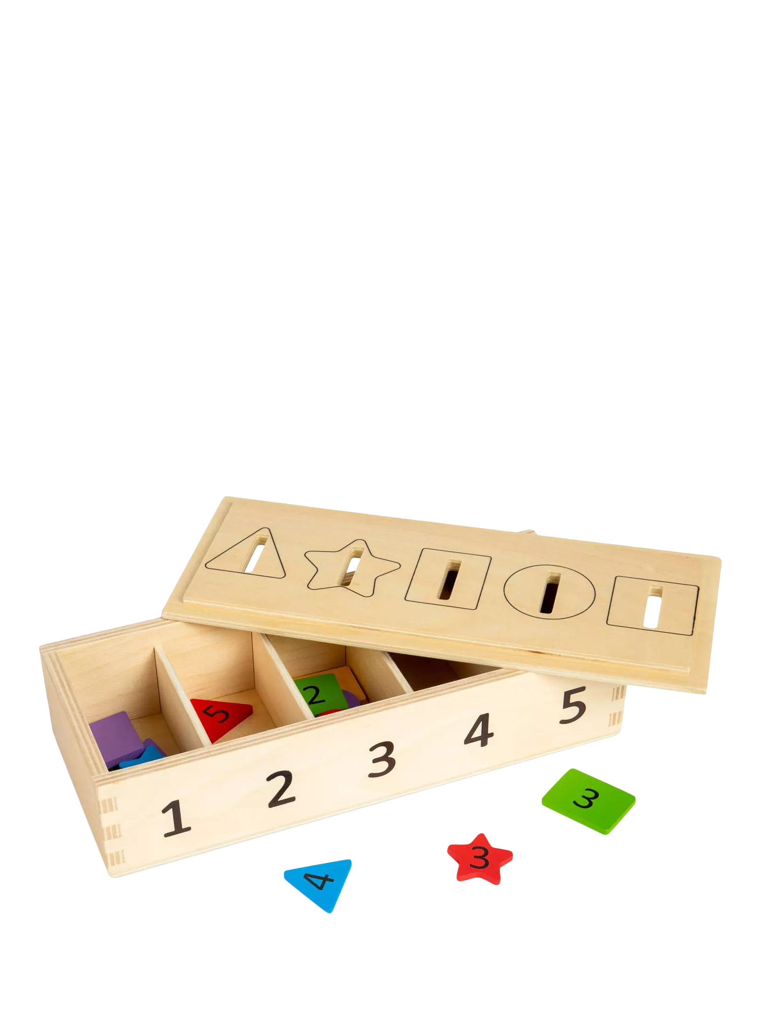 Bigjigs Toys wooden sorter box educational toy - British product