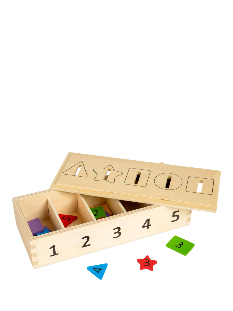 Bigjigs Toys wooden sorter box educational toy - British product