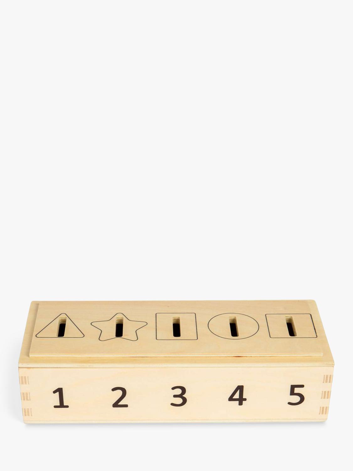 Bigjigs Toys wooden sorter box educational toy - British product