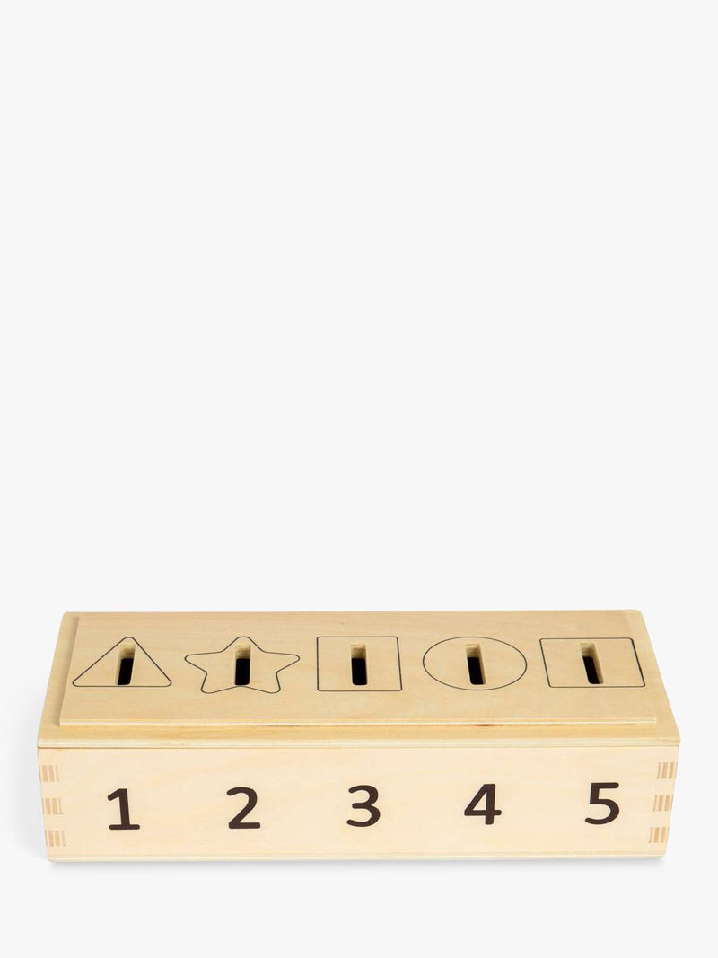 Bigjigs Toys wooden sorter box educational toy - British product
