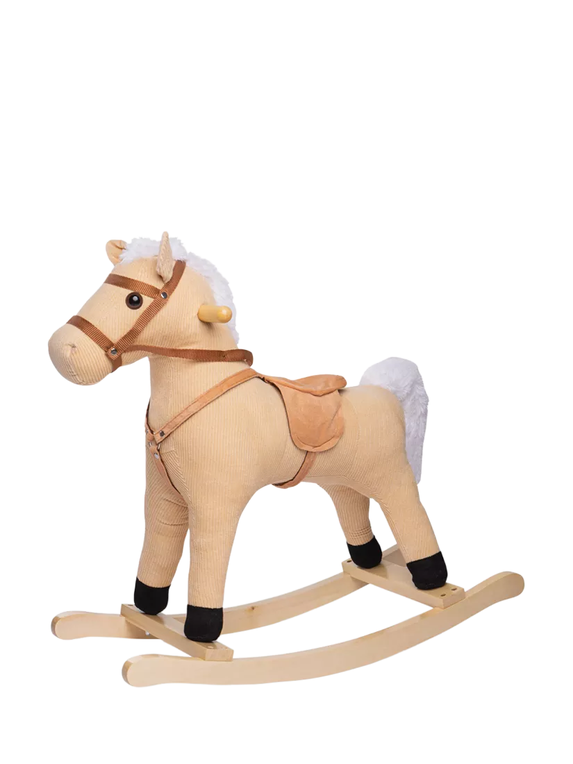 Bigjigs Toys wooden rocking horse 63cm, imported from the UK