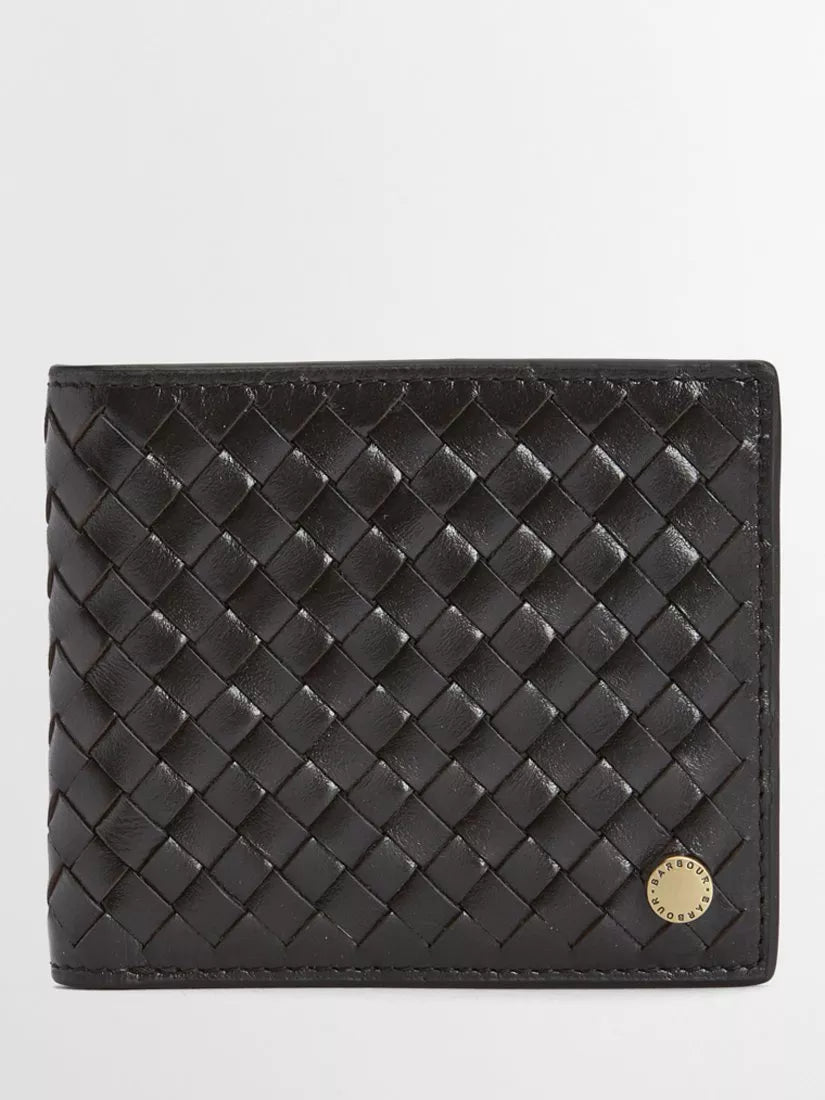 Barbour woven leather wallet, UK version
