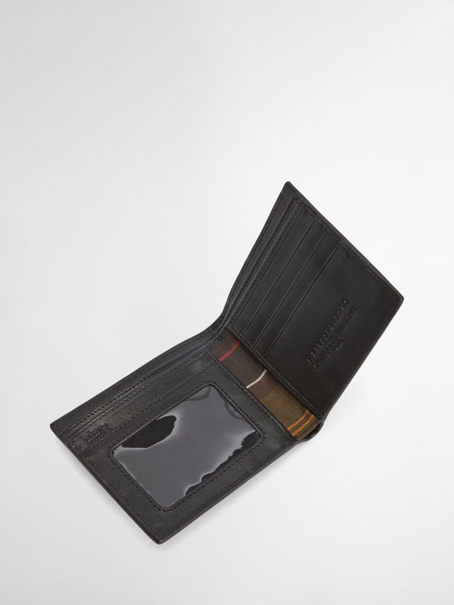 Barbour woven leather wallet, UK version
