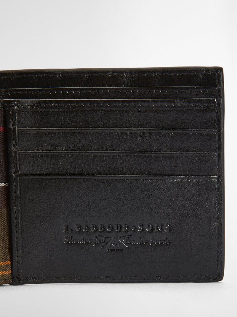 Barbour woven leather wallet, UK version