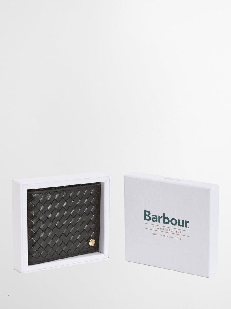 Barbour woven leather wallet, UK version