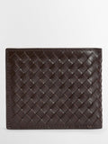 Barbour Farne Woven Leather Wallet Brown - British product