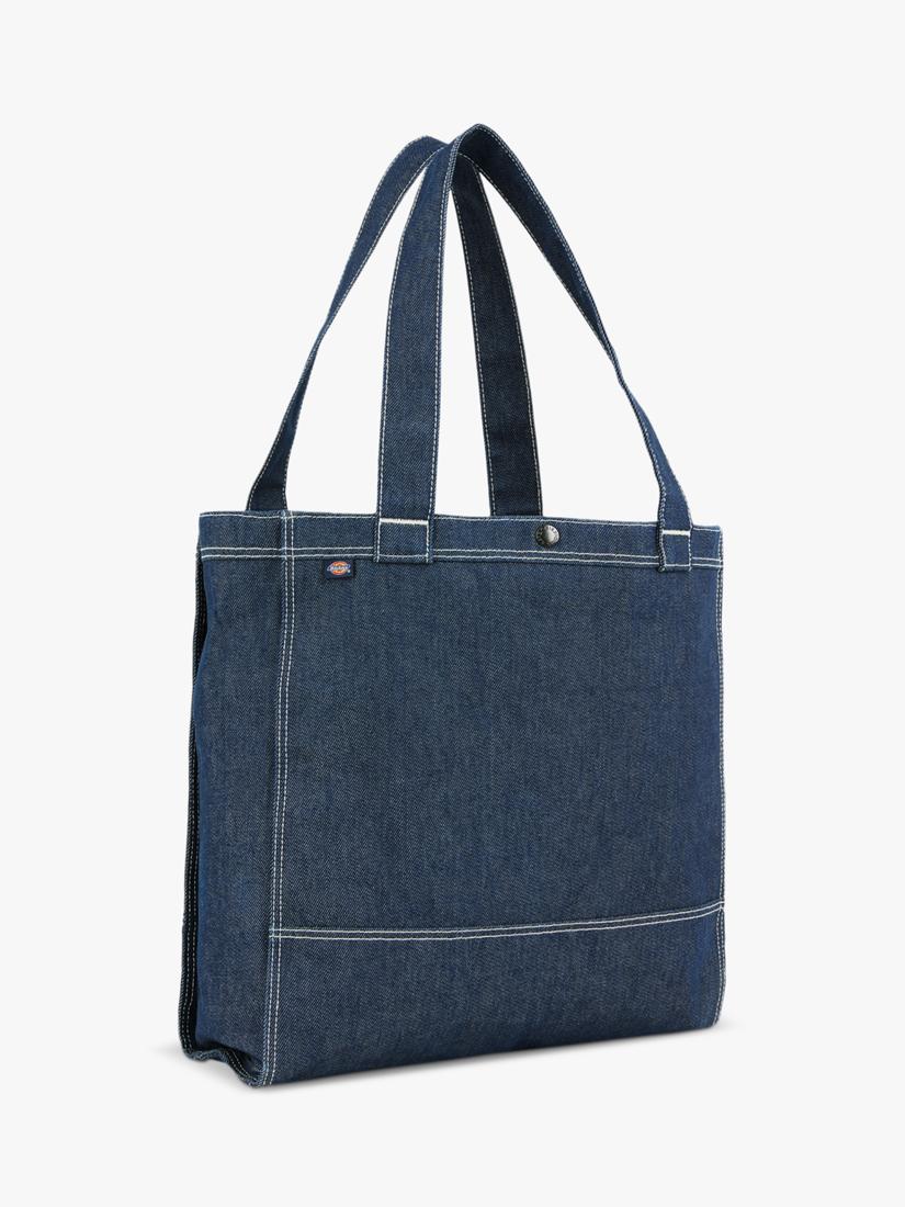 Dickies denim tote bag with front pocket, UK version