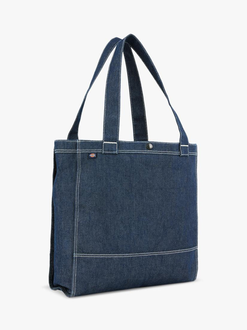 Dickies denim tote bag with front pocket, UK version