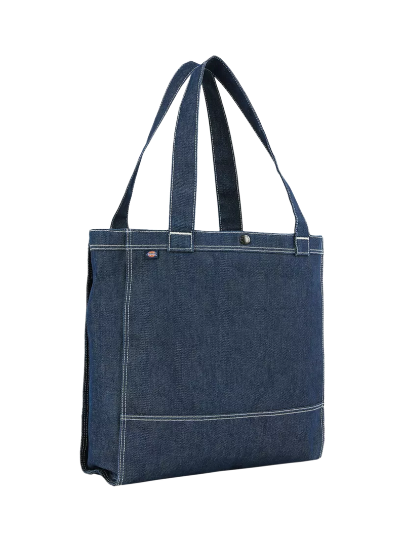Dickies denim tote bag with front pocket, UK version