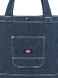 Dickies denim tote bag with front pocket, UK version