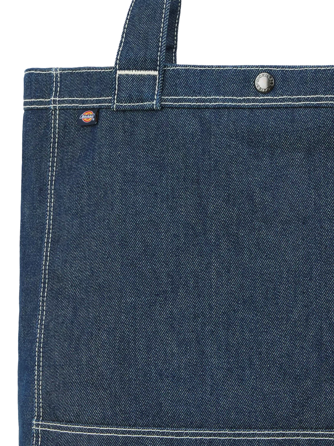 Dickies denim tote bag with front pocket, UK version