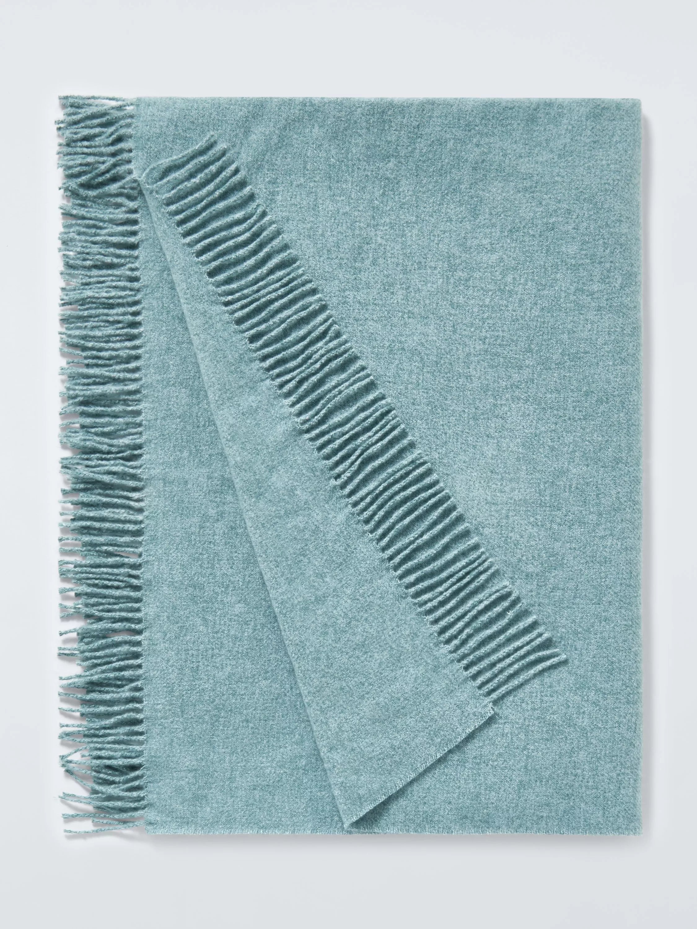 John Lewis Arc Fringed Polyester Throw 140 x 190cm
