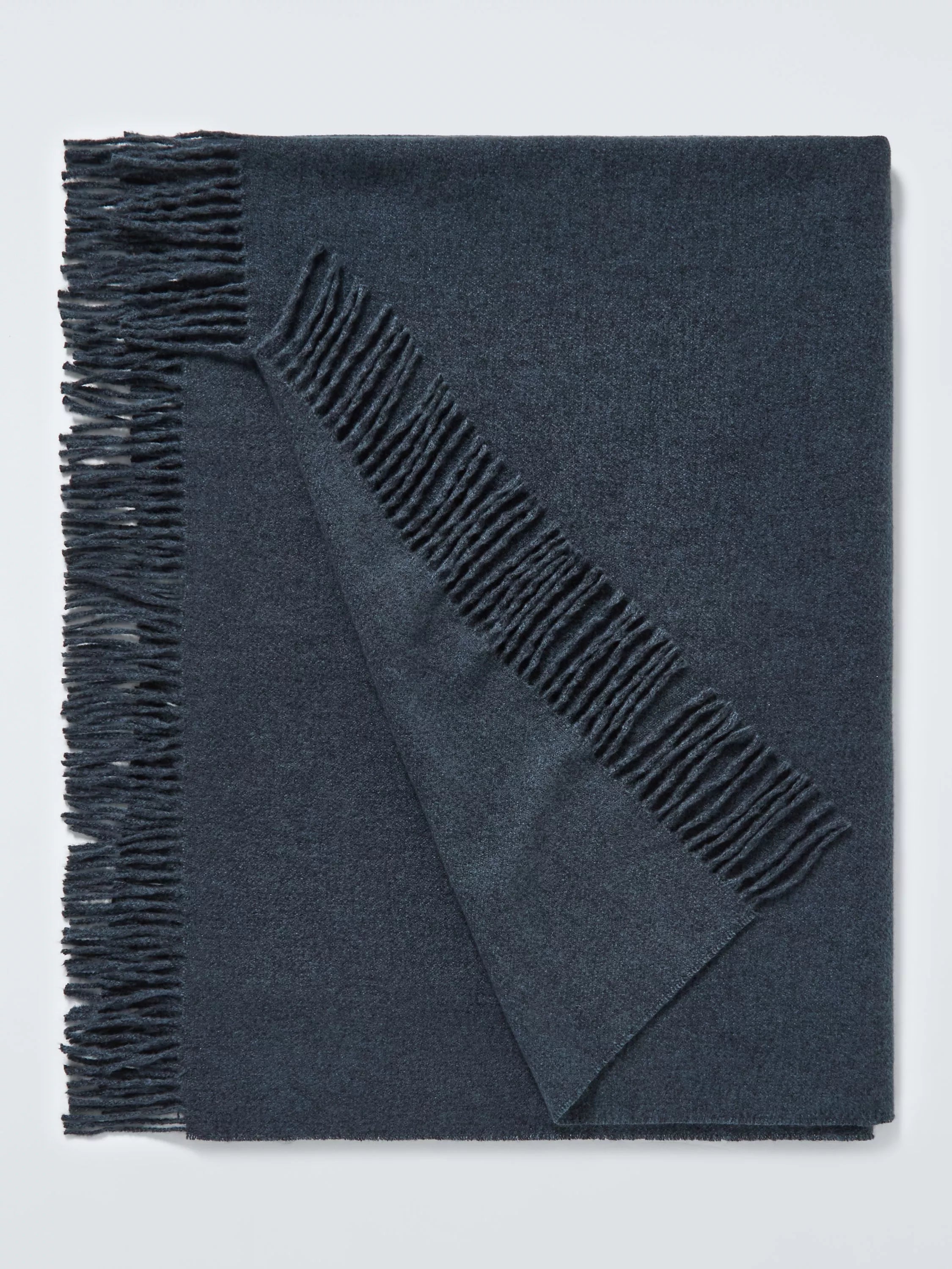 John Lewis Arc Fringed Polyester Throw 140 x 190cm