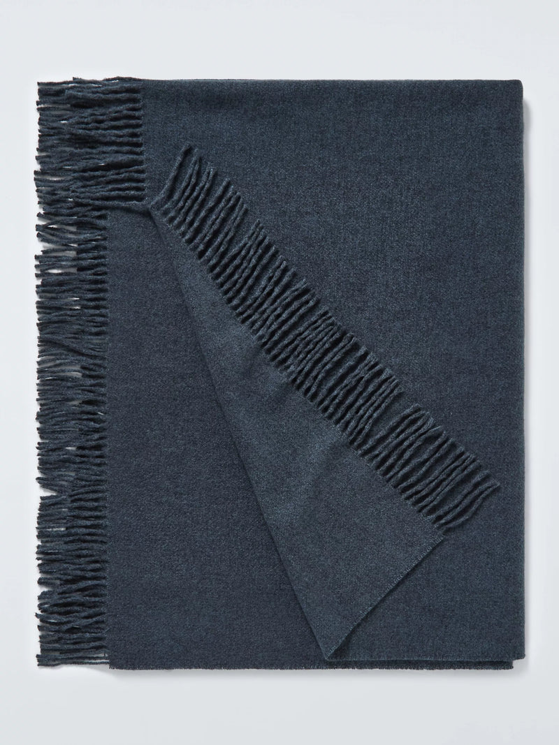 John Lewis Arc Fringed Polyester Throw 140 x 190cm