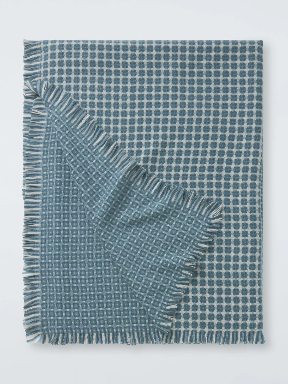John Lewis check throw 140x190cm - British product