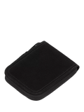 Dickies black cotton wallet with zip closure - British product