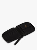 Dickies black cotton wallet with zip closure - British product