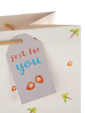 Hallmark Peter Rabbit gift bag white and black (British brand)