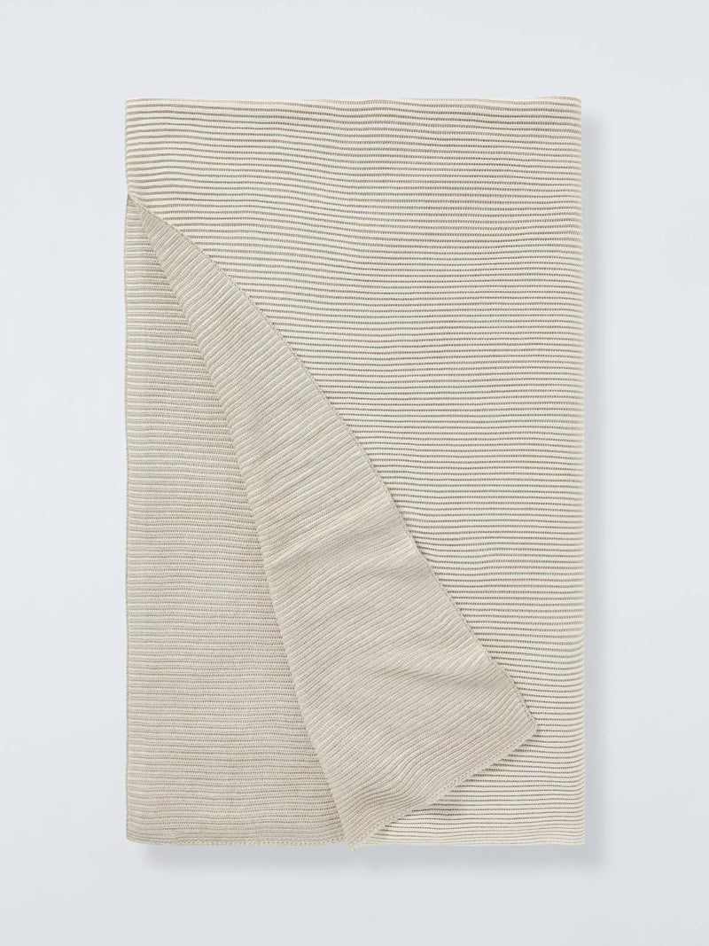 John Lewis ribbed knit throw 140x190 cm, imported from the UK